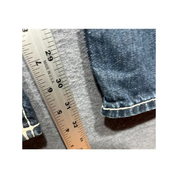 True Religion Mens Straight Sticking Flap Jeans Size 38 - Picture 13 of 13